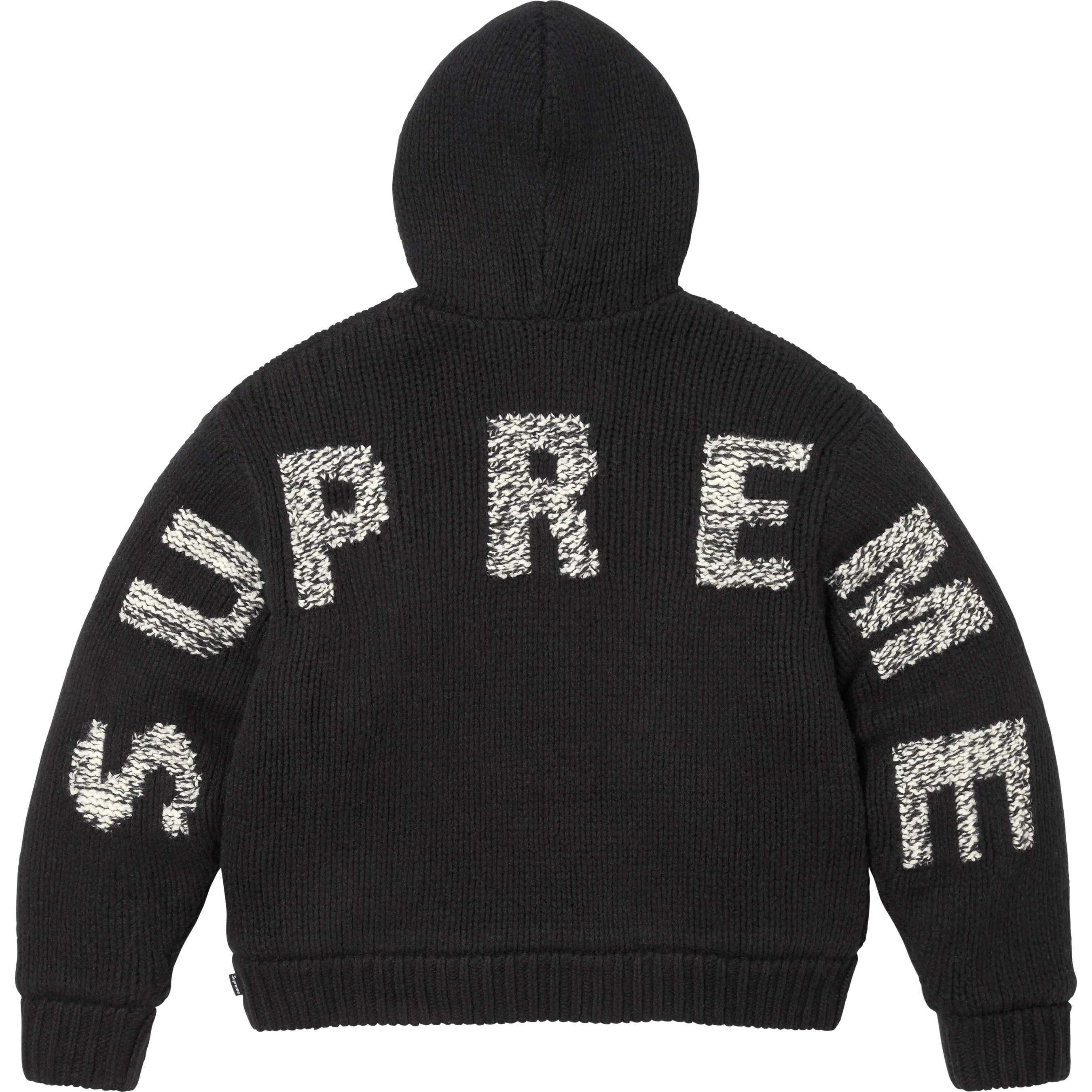 Faux Shearling Lined Zip Up Hooded Sweater view 10